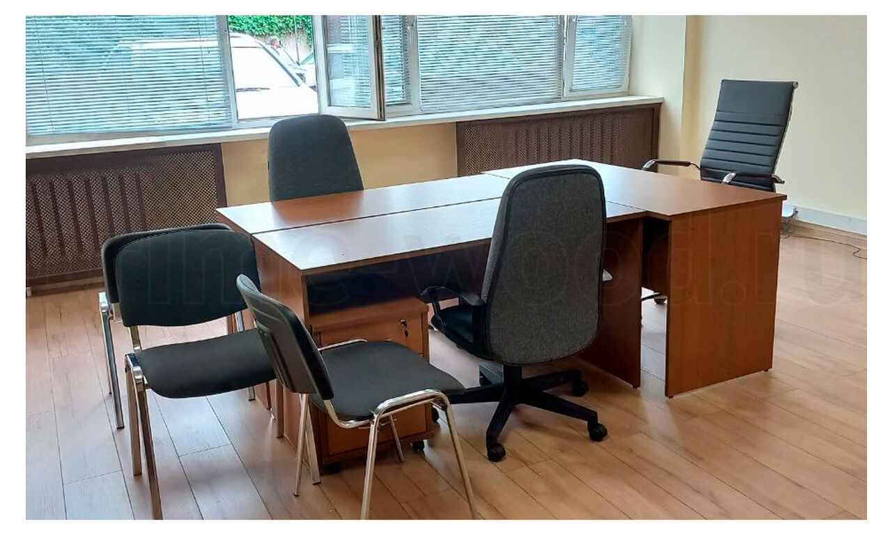 Стол письменный RIVA 140x60x76 цвет: Орех Гварнери - фото со сборки