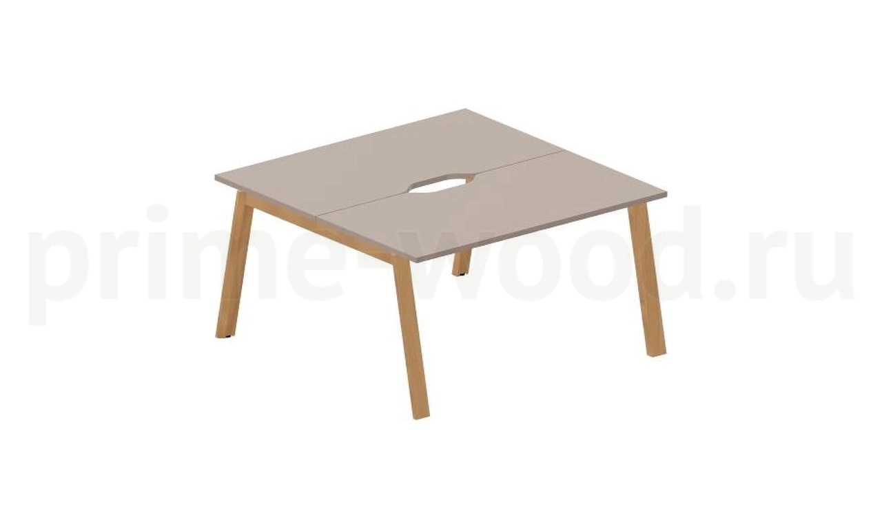Cтол bench отдельный (с эргономичными вырезами) 120x140x75 арт. AW2TV127 - фото 1