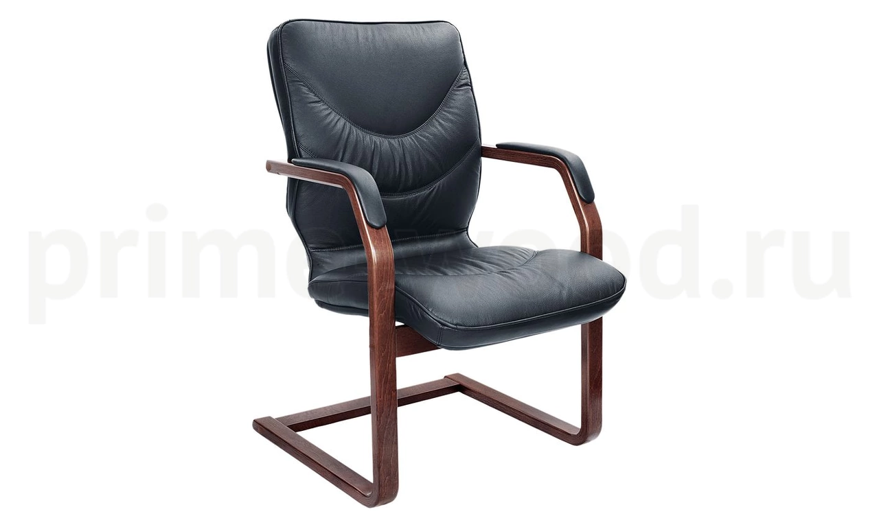 Кресло посетителя LEEDS WOOD C - фото 2