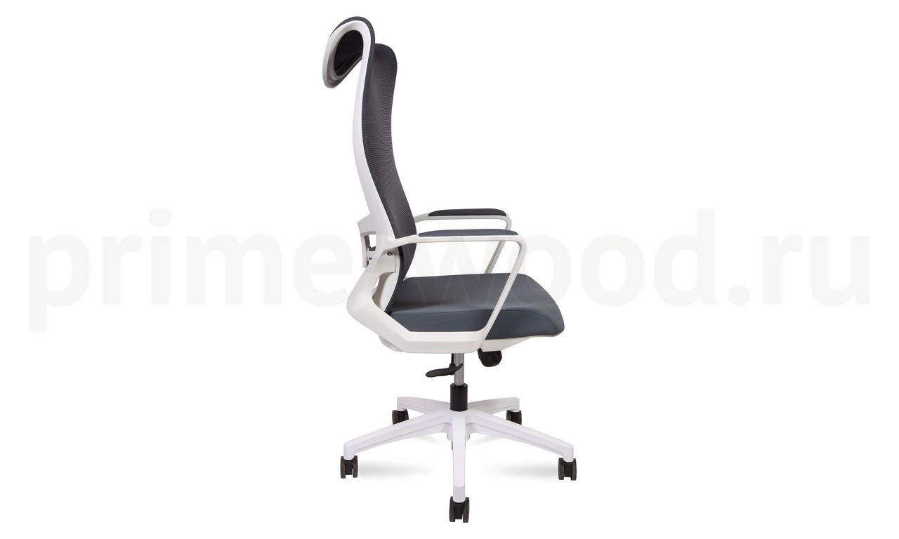 Кресло для руководителя Wave white AM3-H(white) - фото 2