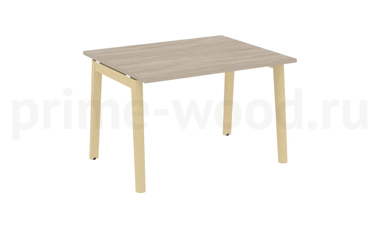 Стол переговорный (1 столешница), опоры - массив дерева ONIX WOOD 118x98x75 - фото 1