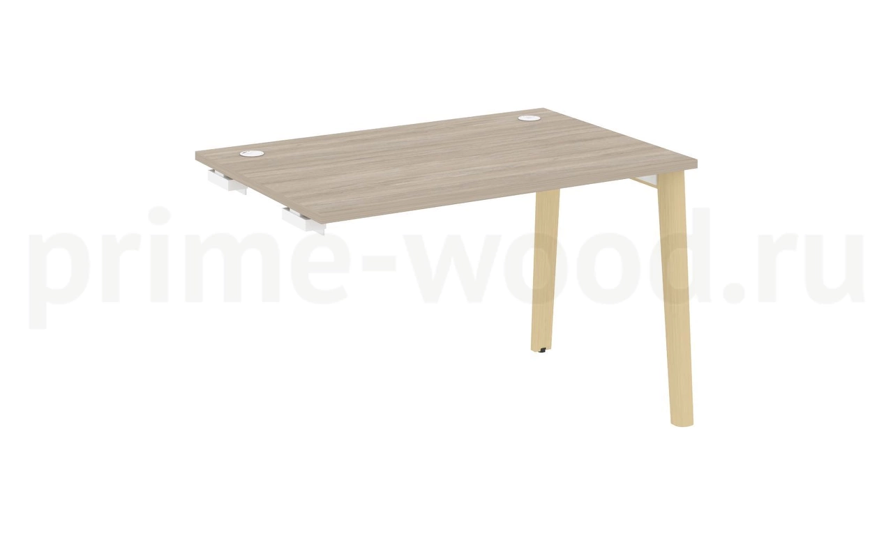 Стол-приставка к опорным элементам, опоры - массив дерева ONIX WOOD 118x80x75 - фото 1